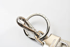 Prada Key Ring Key Holder Bag Charm Porta Motif White — view 2