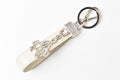 Prada Key Ring Key Holder Bag Charm Porta Motif White