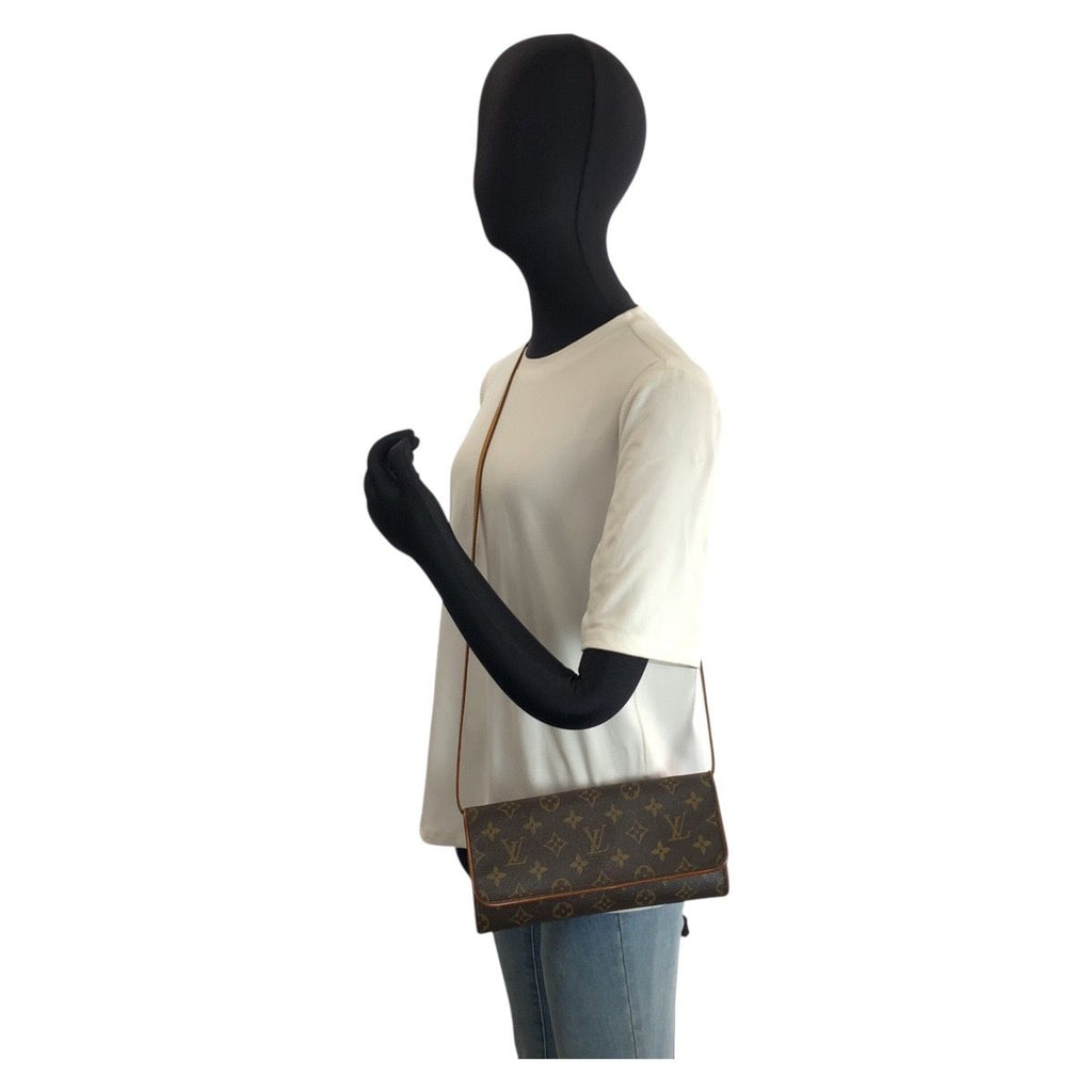 Louis Vuitton Vintage Monogram Pochette Twin GM Shoulder — view 6
