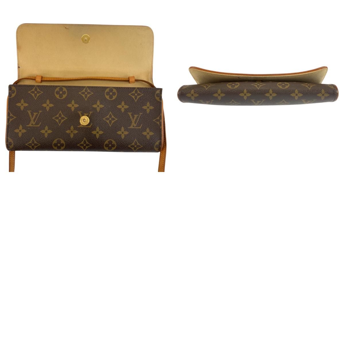 Louis Vuitton Vintage Monogram Pochette Twin GM Shoulder — view 9