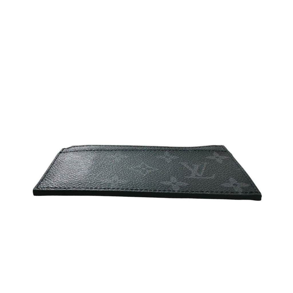 Louis Vuitton Monogram Eclipse Black Silver Coin Case — view 6