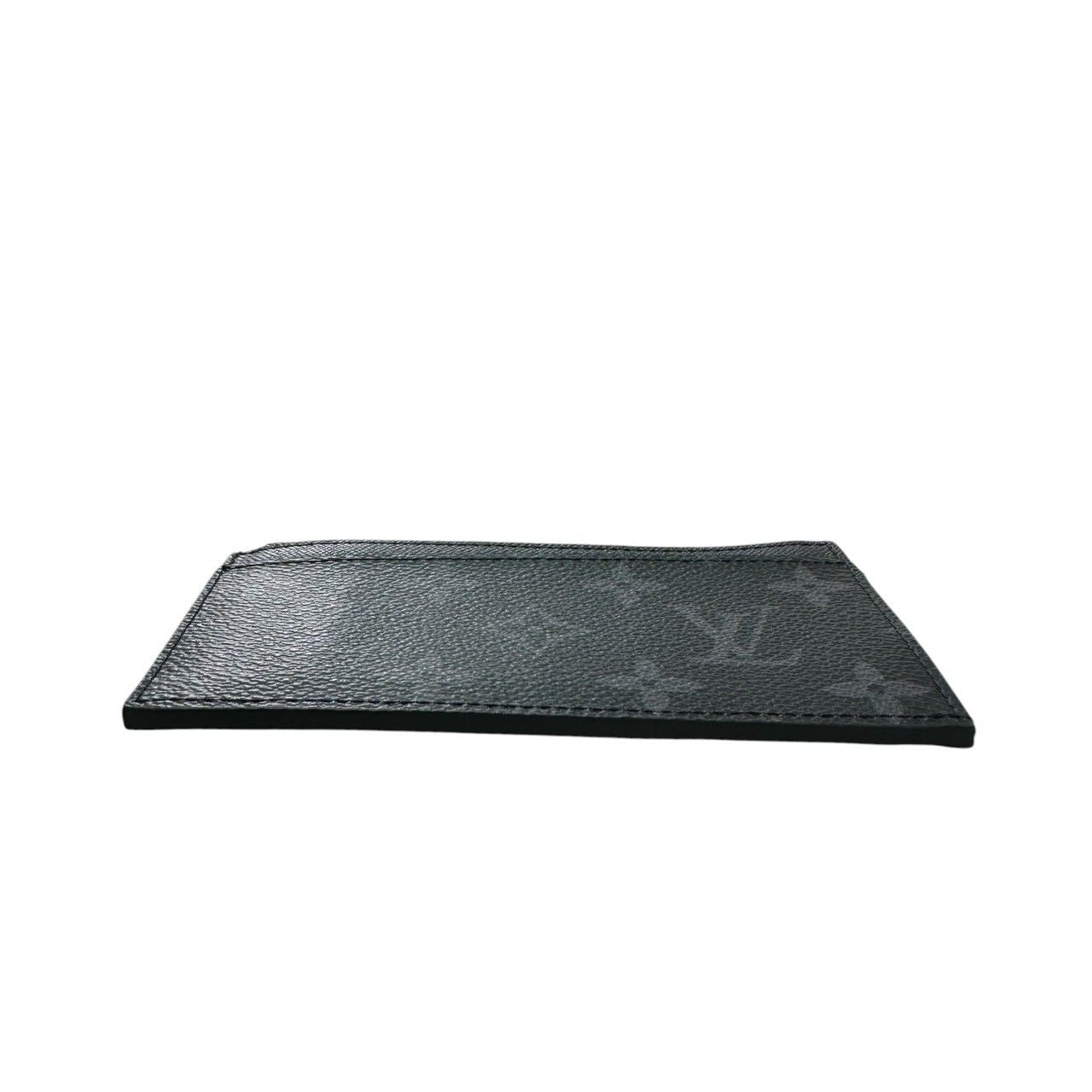 Louis Vuitton Monogram Eclipse Black Silver Coin Case — view 6