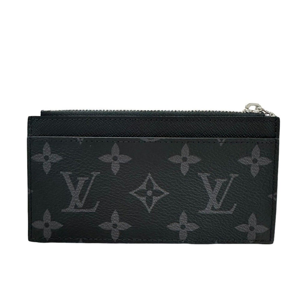 Louis Vuitton Monogram Eclipse Black Silver Coin Case — view 2