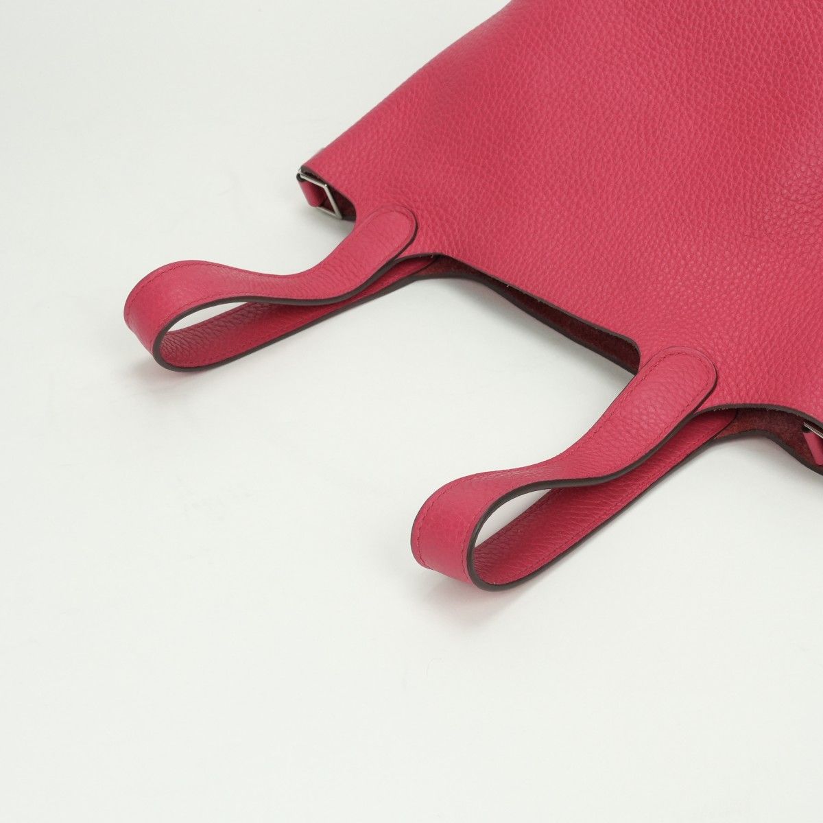 Hermes Picotin Lock PM 18 Tote Taurillon Clemence Rosetyrien Pink Silver — view 7