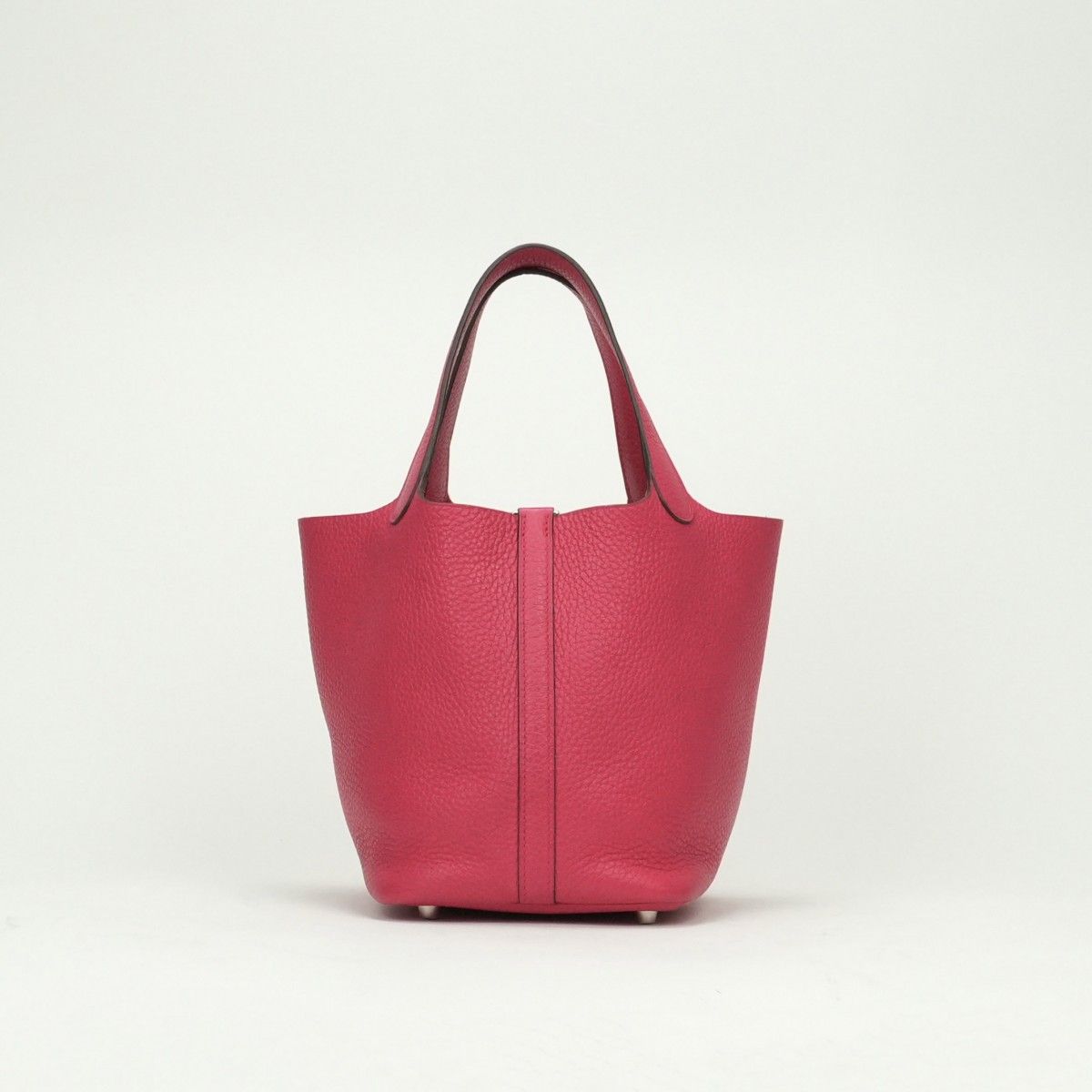 Hermes Picotin Lock PM 18 Tote Taurillon Clemence Rosetyrien Pink Silver — view 3