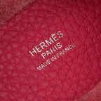 Hermes Picotin Lock PM 18 Tote Taurillon Clemence Rosetyrien Pink Silver — view 8