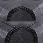 Chanel CC Logo Handbag Caviar Leather Black Vanity Bag — view 4