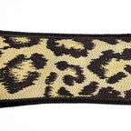 Dior Canvas Leather Logo Leopard Print Shoulder Strap Beige Brown Black — view 5