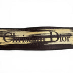 Dior Canvas Leather Logo Leopard Print Shoulder Strap Beige Brown Black — view 6