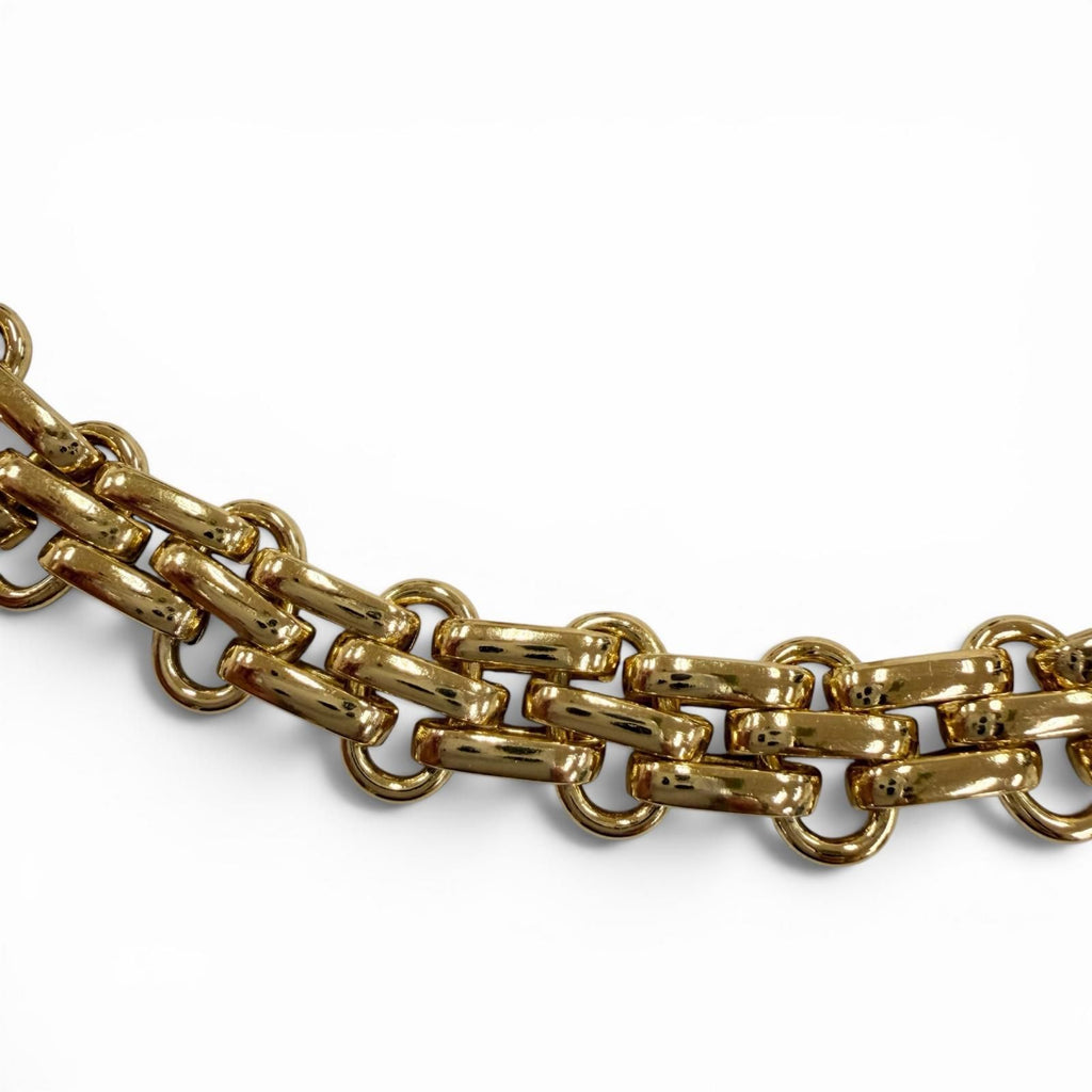 Dior Vintage Chain Necklace Choker Gold — view 3