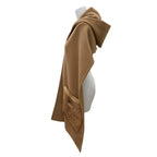 Fendi Cashmere Stefano Pilati FF Logo Buckle Mink Pocket Hooded Scarf Hoodie — view 3