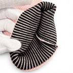 Chanel 24c Gator Cruise Collection CC Logo Rib Knit Leg Warmers Pink Sweater — view 4