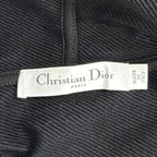 Dior Cotton 100% Flower Logo Embroidery Hoodie Black XS — view 7