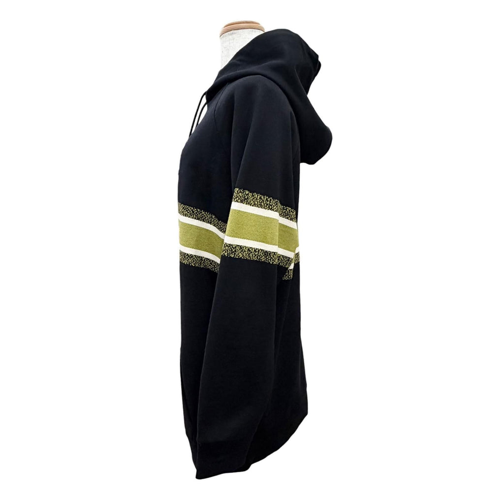 Dior Cotton 100% Flower Logo Embroidery Hoodie Black XS — view 3