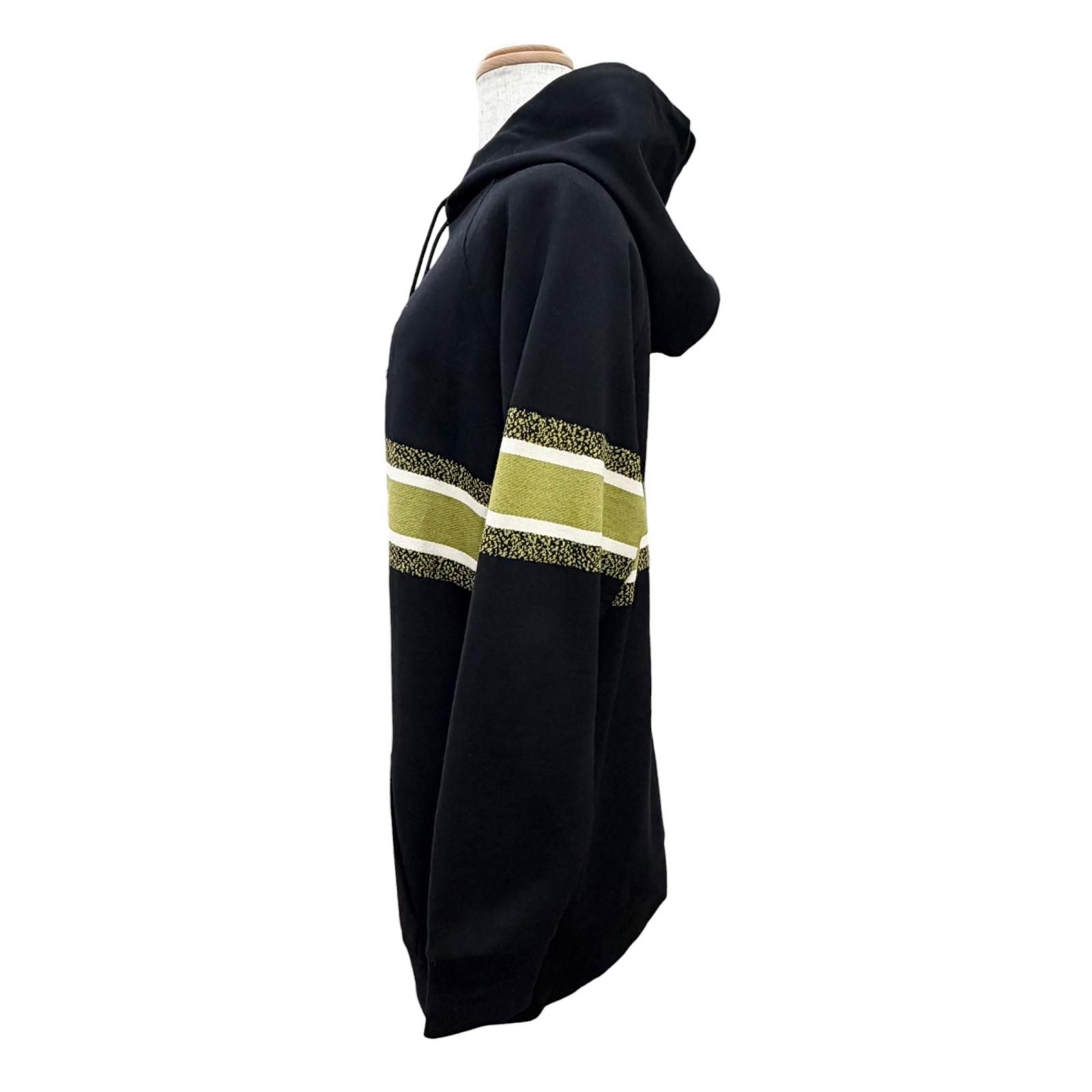 Dior Cotton 100% Flower Logo Embroidery Hoodie Black XS — view 3