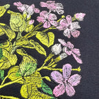 Dior Cotton 100% Flower Logo Embroidery Hoodie Black XS — view 6