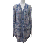 Chanel Mohair Coco Button Long Sleeve Knit Cardigan Multicolor 42