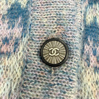 Chanel Mohair Coco Button Long Sleeve Knit Cardigan Multicolor 42 — view 5