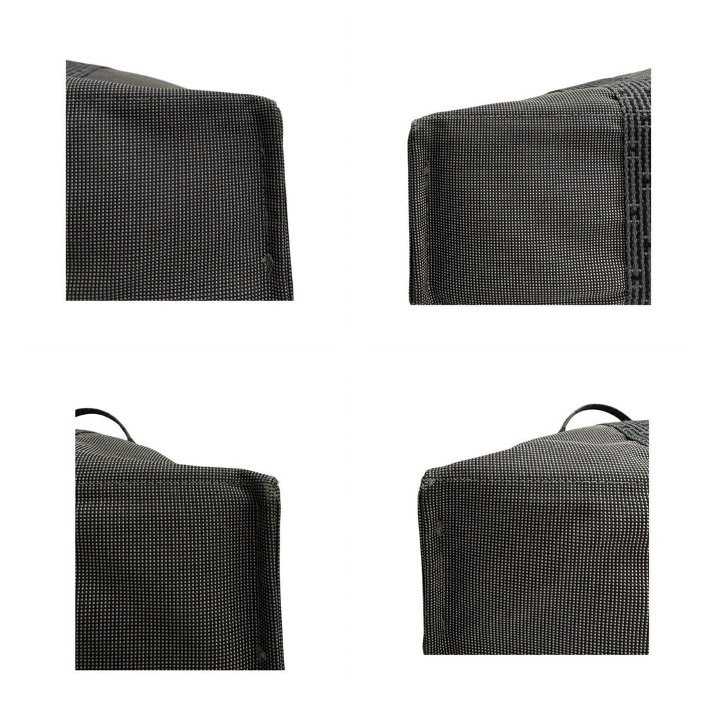 Hermes Her Line Gray Dark Canvas Handbag — view 8