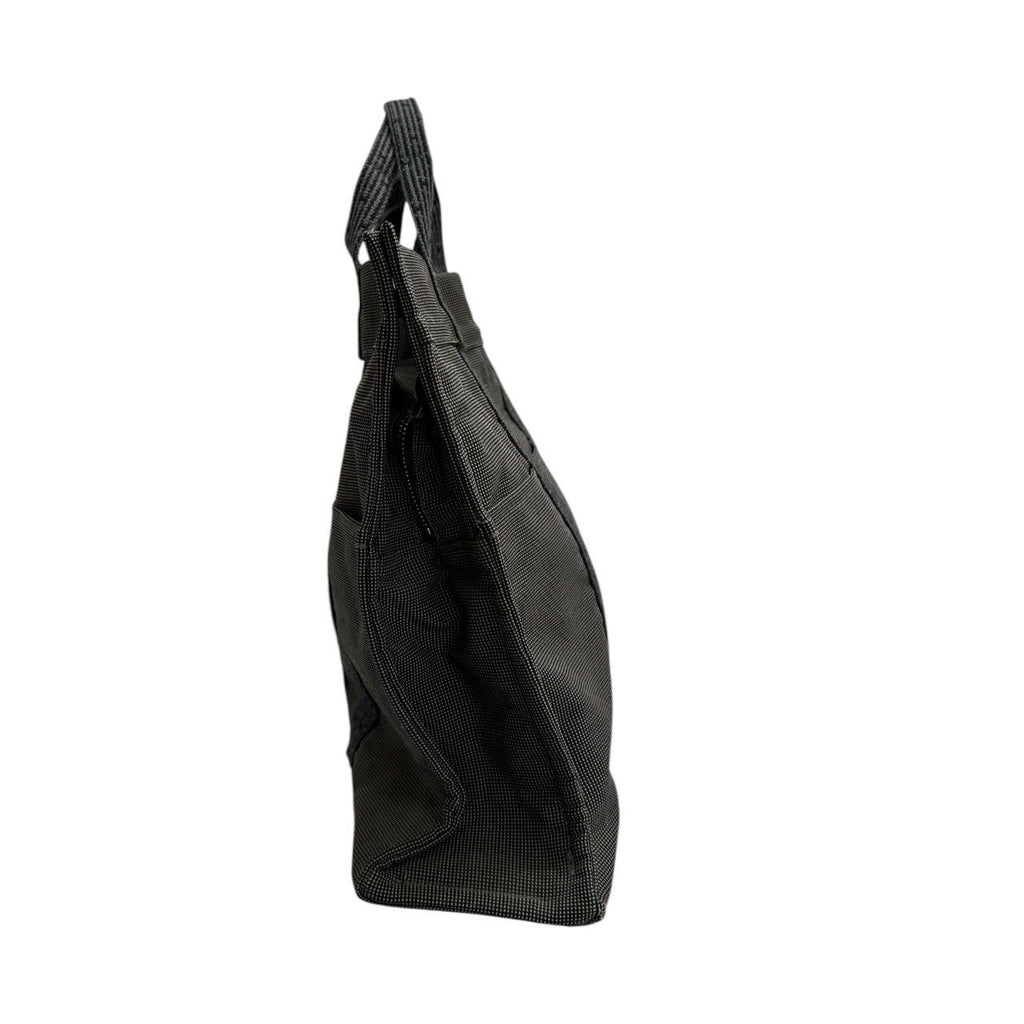 Hermes Her Line Gray Dark Canvas Handbag — view 5