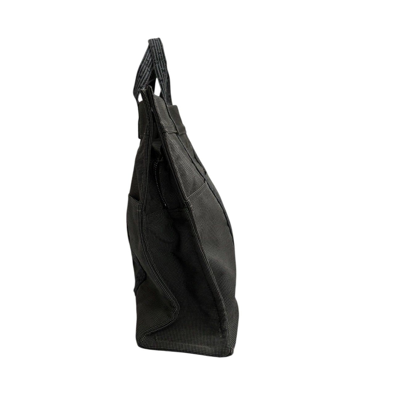 Hermes Her Line Gray Dark Canvas Handbag — view 5