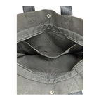Hermes Her Line Gray Dark Canvas Handbag — view 3