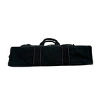Hermes Deauville MM Black Silver Canvas Handbag — view 3