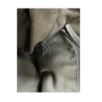 Hermes Fourre Tout Gray Black Canvas Tote Bag