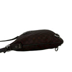 Gucci Abbey GG Nylon Leather Shoulder Bag Pochette Crossbody Cross Brown — view 5