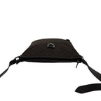 Gucci Abbey GG Nylon Leather Shoulder Bag Pochette Crossbody Cross Brown — view 4