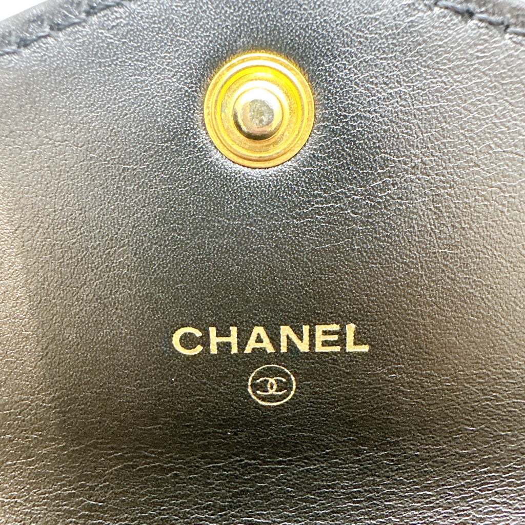 Chanel Wallet Lambskin Black Simple — view 9