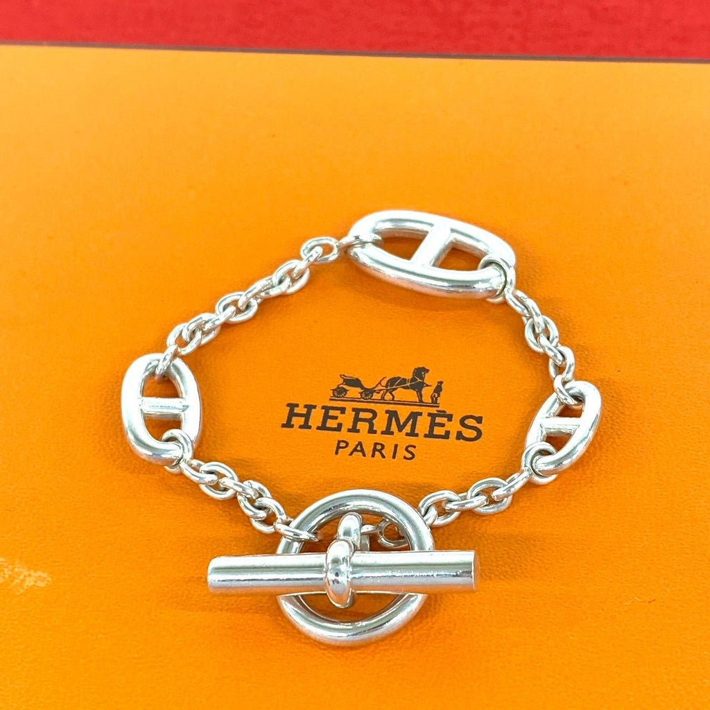 Hermes Farandole Bracelet 925 Sterling Silver Chain