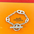 Hermes Farandole Bracelet 925 Sterling Silver Chain