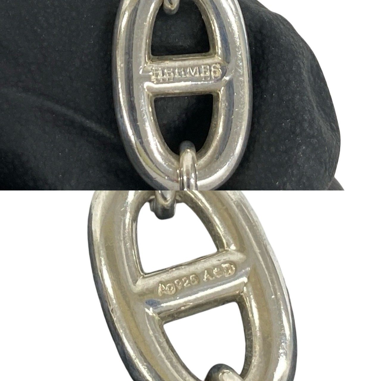 Hermes Farandole Bracelet 925 Sterling Silver Chain — view 3