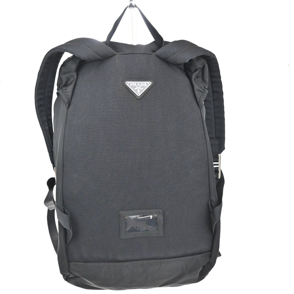 Prada Tessuto Nylon Backpack Silver — view 3