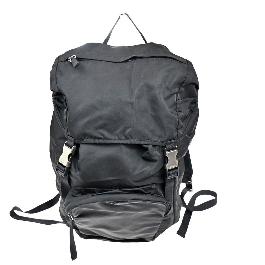 Prada Tessuto Nylon Backpack Silver