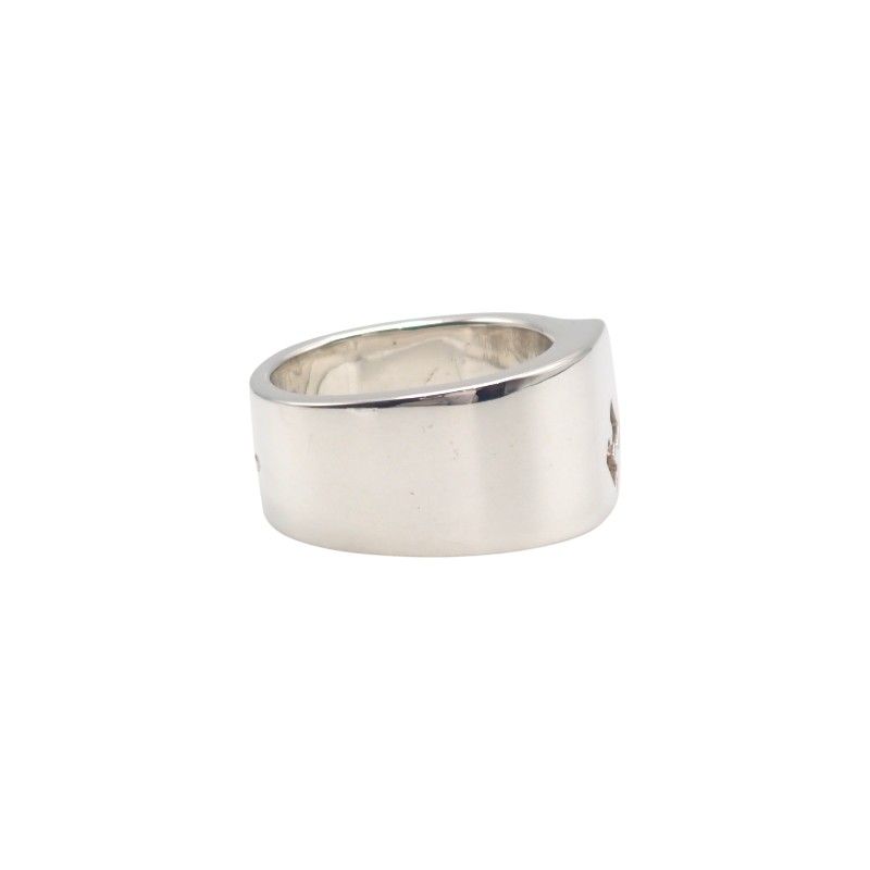 Hermes Candy Ring Vintage 925 Sterling Silver Orange 49 Out of Print — view 4