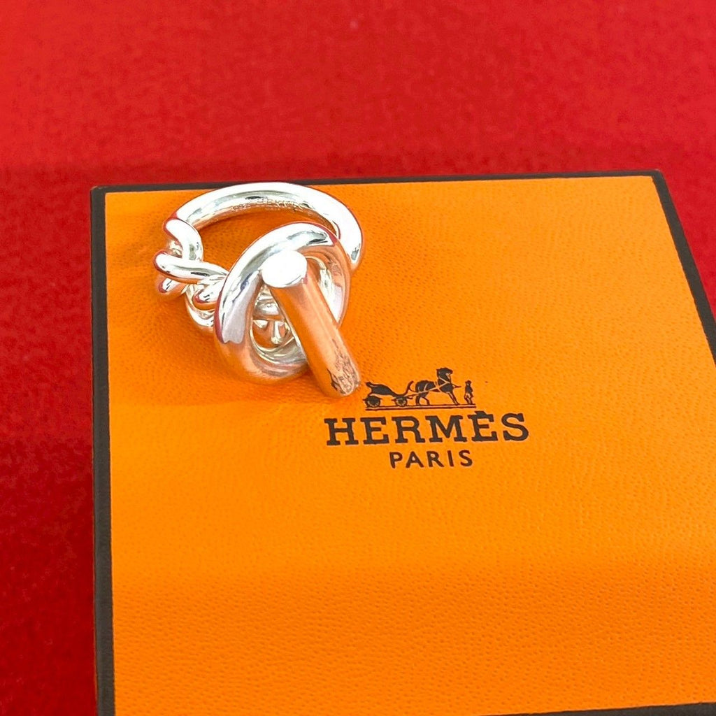 Hermes Croisette Ring 925 Sterling Silver