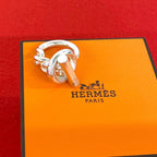 Hermes Croisette Ring 925 Sterling Silver