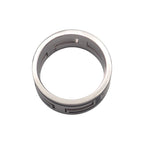 Hermes Move Ash Ring No Sterling Silver Black Enamel Vintage Out of Print — view 4