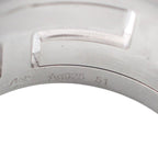 Hermes Move Ash Ring No Sterling Silver Black Enamel Vintage Out of Print — view 8