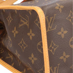 Louis Vuitton Popincourt Monogram Shoulder Bag Canvas Brown — view 7