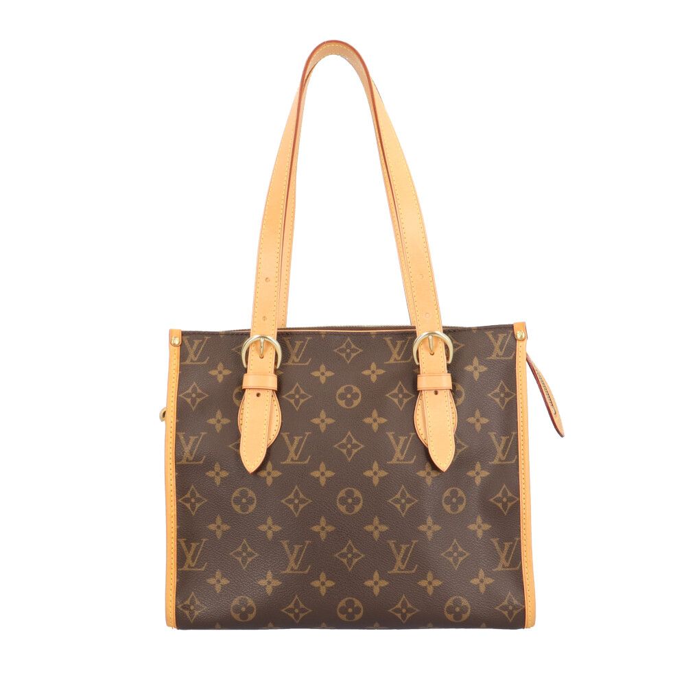 Louis Vuitton Popincourt Monogram Shoulder Bag Canvas Brown
