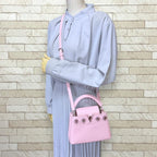Louis Vuitton Flowers Capucines Mini Shoulder Bag Taurillon Leather Pink — view 2