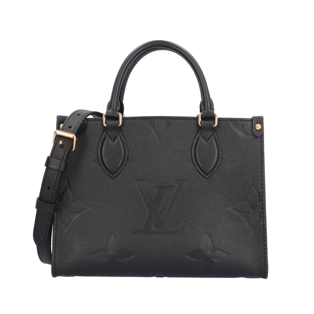 Louis Vuitton On The Go PM Monogram Empreinte Shoulder Bag Black