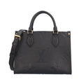 Louis Vuitton On The Go PM Monogram Empreinte Shoulder Bag Black