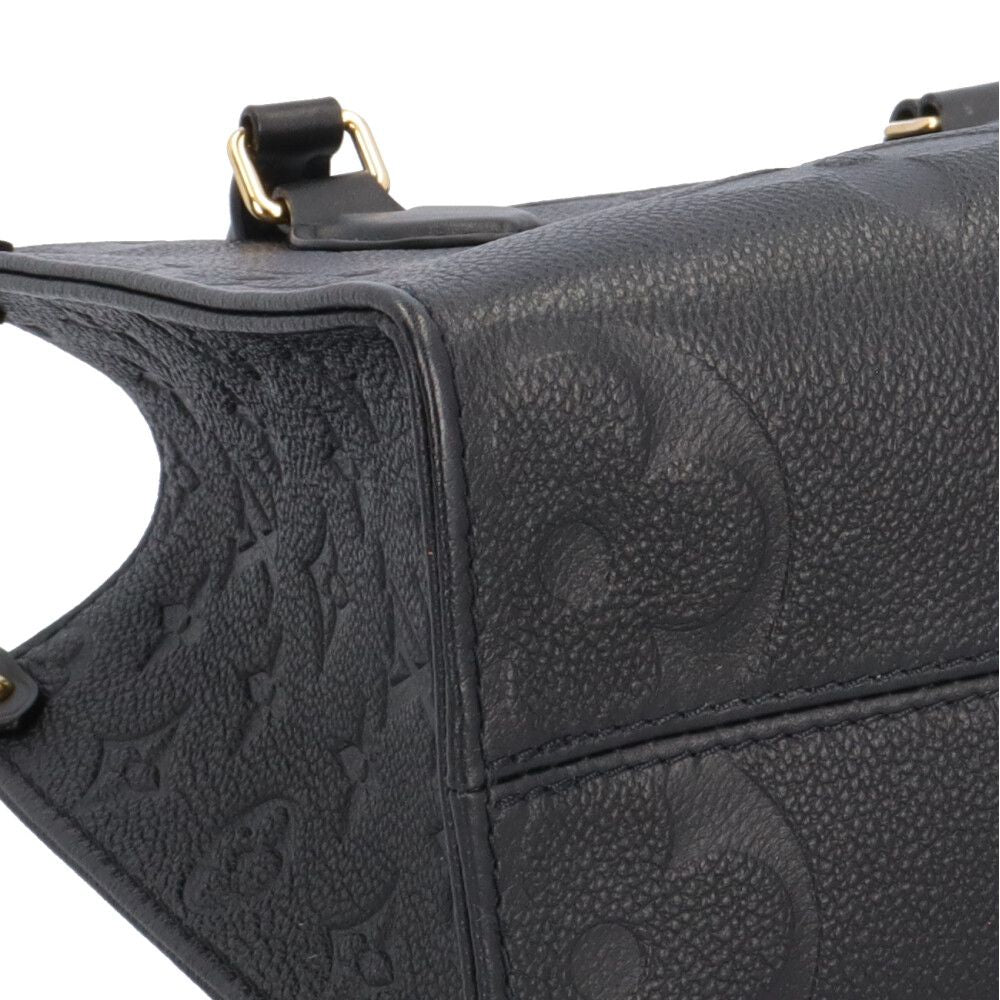 Louis Vuitton On The Go PM Monogram Empreinte Shoulder Bag Black