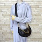 Louis Vuitton Oversome Bubble Glam Shoulder Bag Black — view 2
