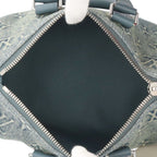 Louis Vuitton Keepall Bandouliere 25 Monogram Denim Shoulder Bag Blue — view 6