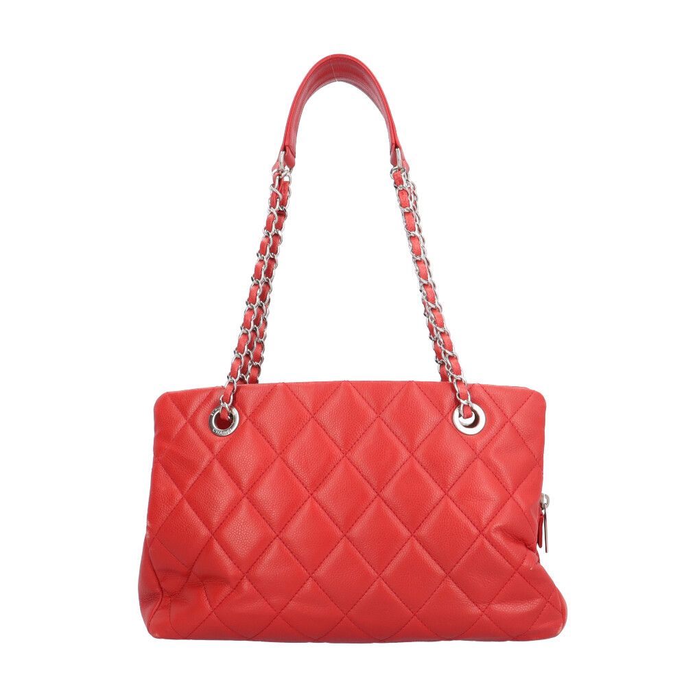 Chanel Quilted Shoulder Bag Caviar Leather — view 3